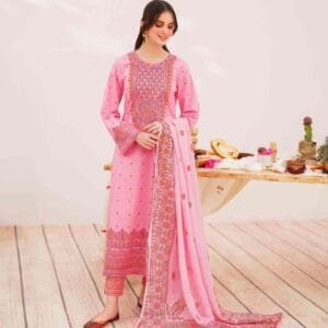 সেলাই ছাড়া সুতি থ্রিপিস-Three piece