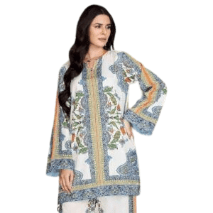 Colorful embroidered women's tunic, casual stylish fashion by Pryme.