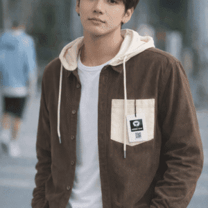 Urban Cord Hoodie Shirt – Modern Style with Everyday Comfort