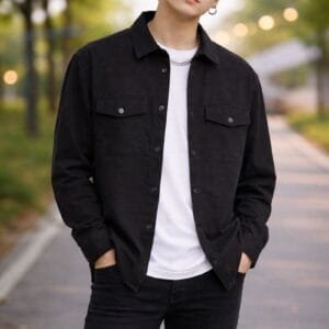 Simple. Classy. Confident. Black shirt that never goes out of style.