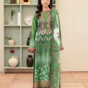Pakistani Dastaan Premium Lawn Embroidered Three - Piece Unstitched Suit