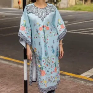 Pakistani Mushq Hemline Premium Embroidered Unstitched Lawn Three Piece Suit
