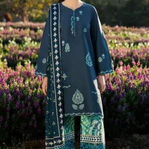 Pakistani Jazmine Luxury Designer Three-Piece Unstitched Suit