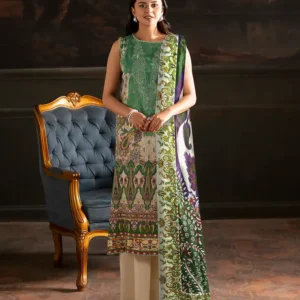 Pakistani Sorrel by Gull Jee Premium Digital Printed Embroidered Unstitched Three Piece Suit