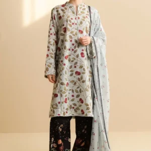 Pakistani Coco Print by Zara Shahjahan Unstitched Three Piece - Light Blue