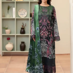 Pakistani Dastaan Luxury Digital Printed Lawn Three - Piece Unstitched Suit