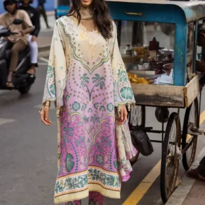 La Dolce by Mushq Hemline Unstitched Lawn- Valeria