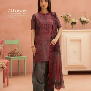 Pakistani Ziva by Gull Jee Premium Digital Printed Embroidered Three Piece
