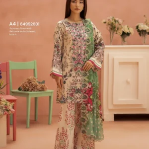 Pakistani Ziva by Gull Jee Premium Digital Printed Embroidered Three Piece Unstitched Suit