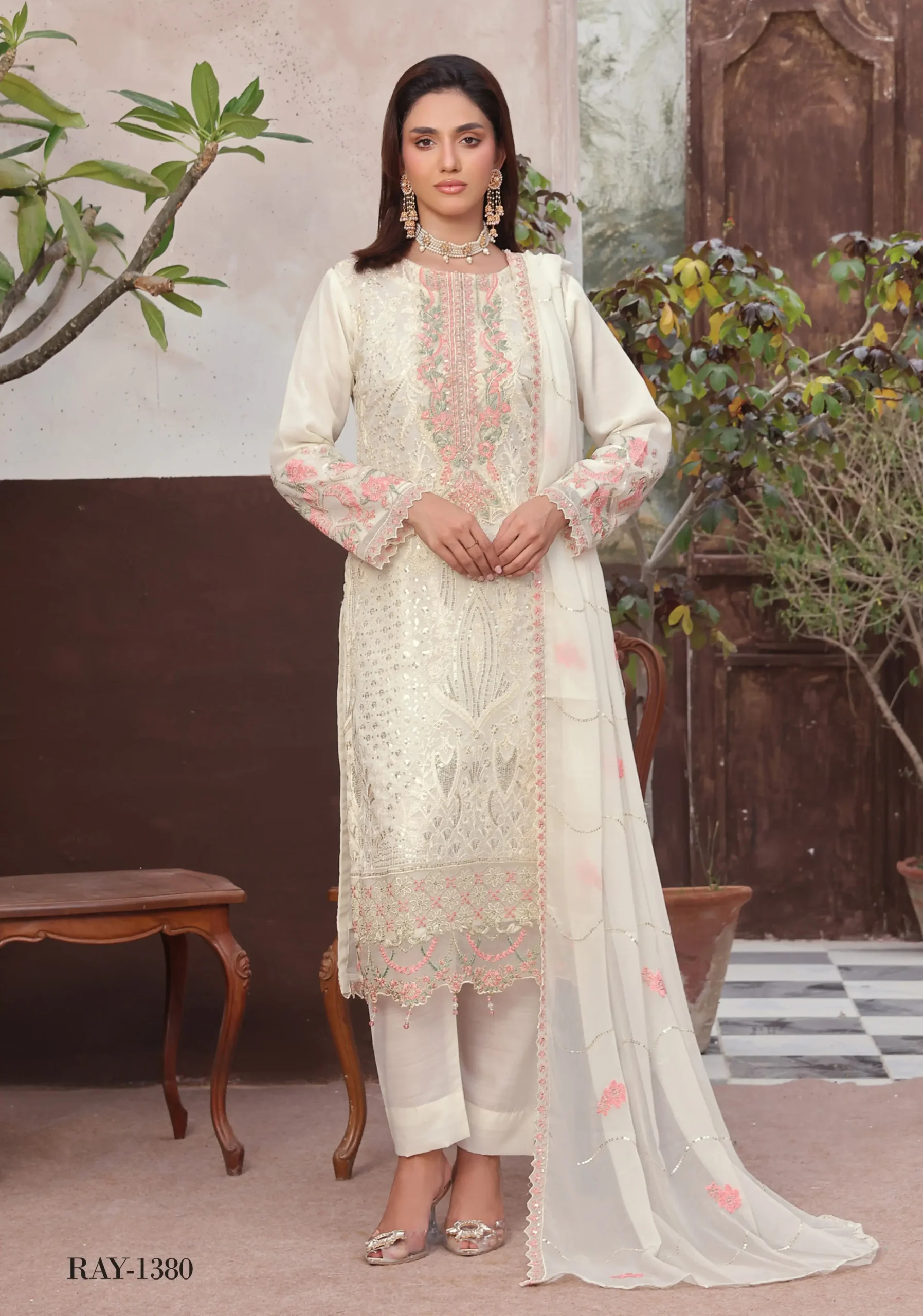 AMSAAL Luxury EMB Chiffon-images-15