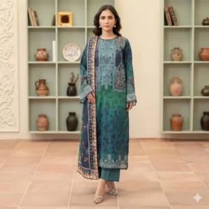 Pakistani Dastaan Elegant Digital Printed Lawn Three - Piece Unstitched Suit