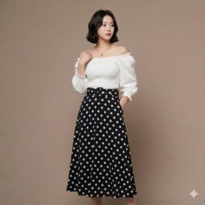 Western Denim style Ladies Blazer Gown Tops