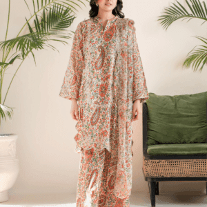 Pakistani Ziva by Gulljee Unstitched Three Piece - Cream Hue