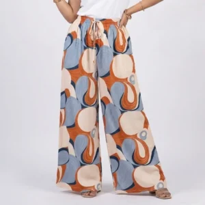 Trendy Printed Wide-Leg Palazzo Pant for Stylish & Comfortable Everyday Wear