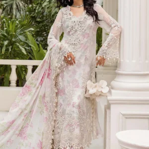 Noor's Sahoor luxury chiffon Pakistani Original Unstitch Three Piece