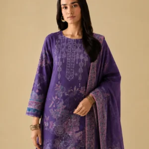 Winner Elegant Printed Three Piece Lawn Suit for Women