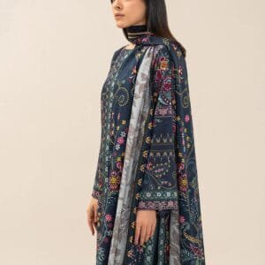 Pakistani Beechtree Lawn Unstitched Three Piece - Royal Navy