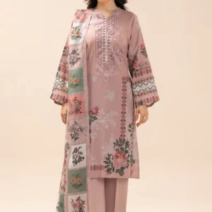 Pakistani Beechtree Unstitched Lawn Three Piece - Pastel Fleur