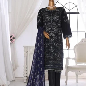 Pakistani Ankahi Embroidered Unstitched Georgette Three Piece - Mirage